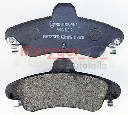 METZGER Bremsbelagsatz, Scheibenbremse